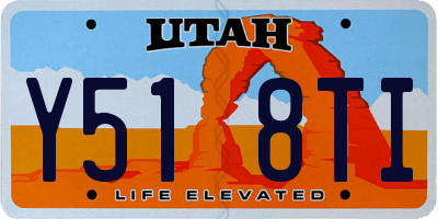 UT license plate Y518TI