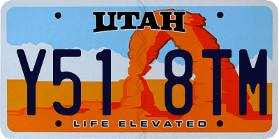 UT license plate Y518TM