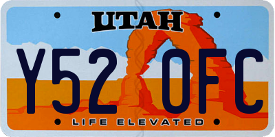 UT license plate Y520FC