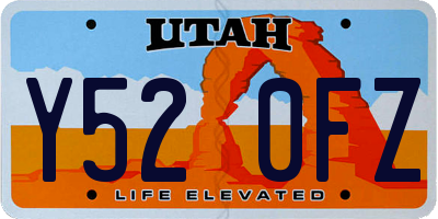 UT license plate Y520FZ