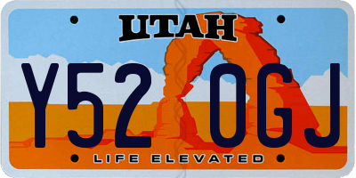 UT license plate Y520GJ