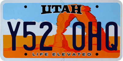 UT license plate Y520HQ
