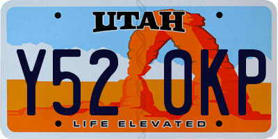 UT license plate Y520KP