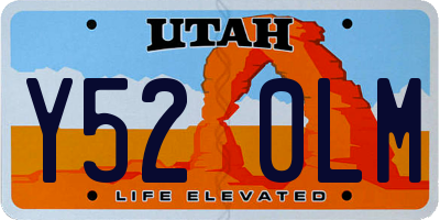 UT license plate Y520LM