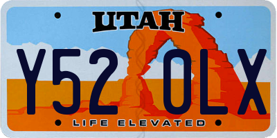 UT license plate Y520LX