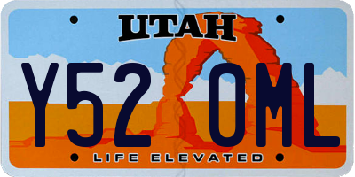 UT license plate Y520ML