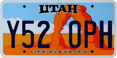 UT license plate Y520PH