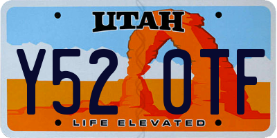 UT license plate Y520TF