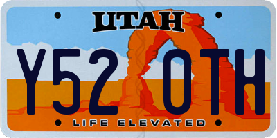 UT license plate Y520TH