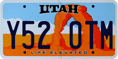 UT license plate Y520TM