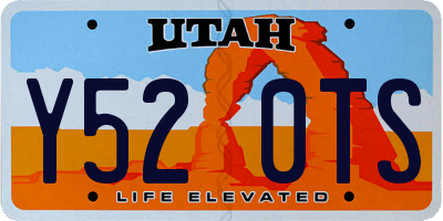 UT license plate Y520TS