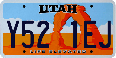 UT license plate Y521EJ