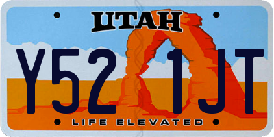 UT license plate Y521JT