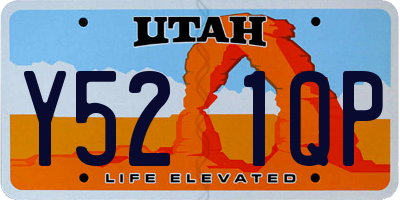 UT license plate Y521QP