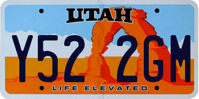 UT license plate Y522GM