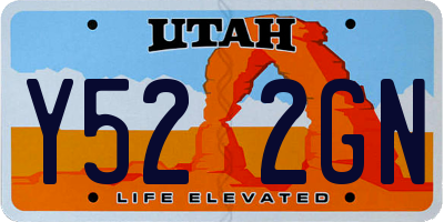 UT license plate Y522GN