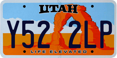 UT license plate Y522LP
