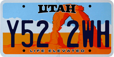 UT license plate Y522WH