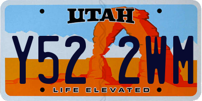 UT license plate Y522WM