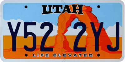 UT license plate Y522YJ