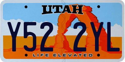 UT license plate Y522YL