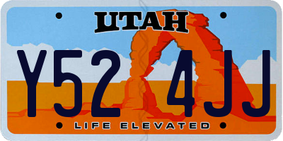 UT license plate Y524JJ