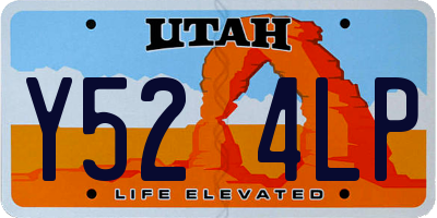 UT license plate Y524LP
