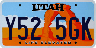 UT license plate Y525GK