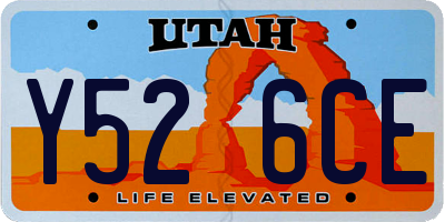 UT license plate Y526CE