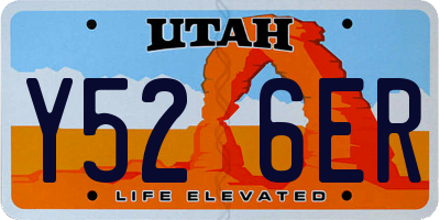 UT license plate Y526ER