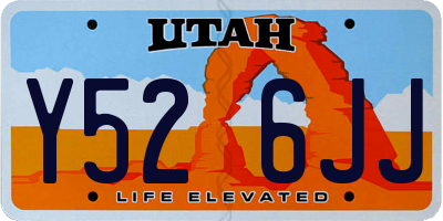 UT license plate Y526JJ