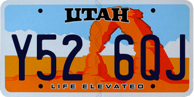 UT license plate Y526QJ
