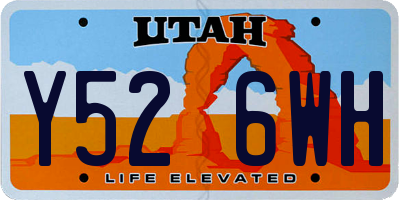 UT license plate Y526WH