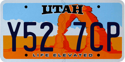 UT license plate Y527CP