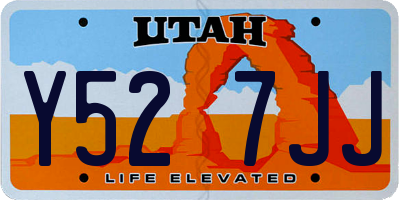UT license plate Y527JJ