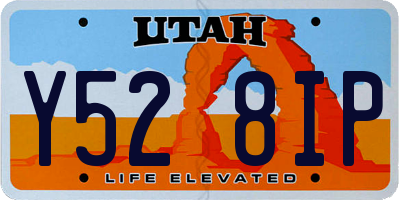 UT license plate Y528IP