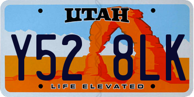 UT license plate Y528LK
