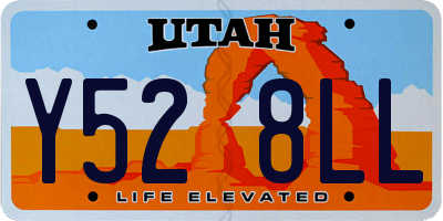 UT license plate Y528LL