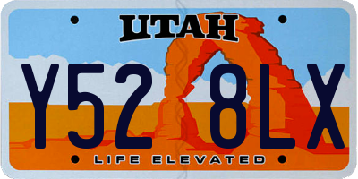 UT license plate Y528LX