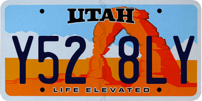 UT license plate Y528LY