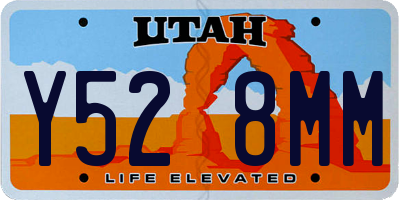UT license plate Y528MM