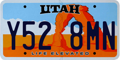 UT license plate Y528MN
