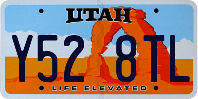 UT license plate Y528TL