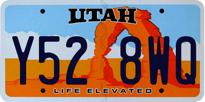 UT license plate Y528WQ