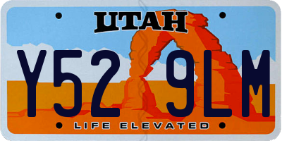 UT license plate Y529LM