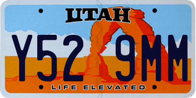UT license plate Y529MM