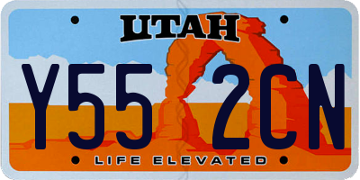 UT license plate Y552CN