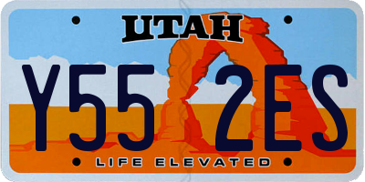UT license plate Y552ES