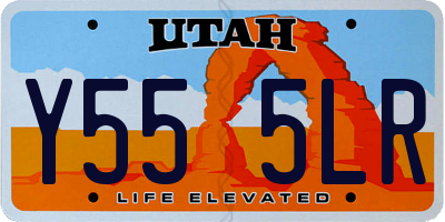 UT license plate Y555LR