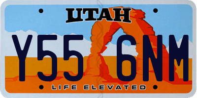 UT license plate Y556NM